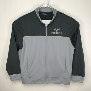 Under Armour Project Rock Iron Paradise mens full zip track jacket XL